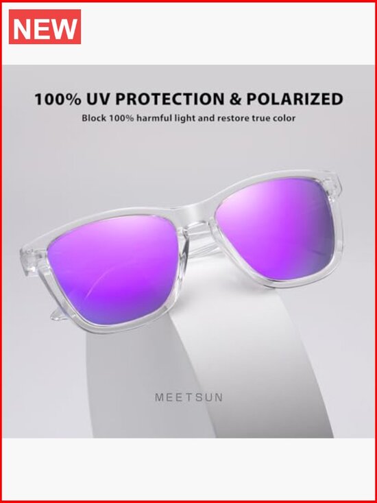 Polarized Sunglasses for Women Men Classic Retro UV400 Protection 3 Pack main image 4